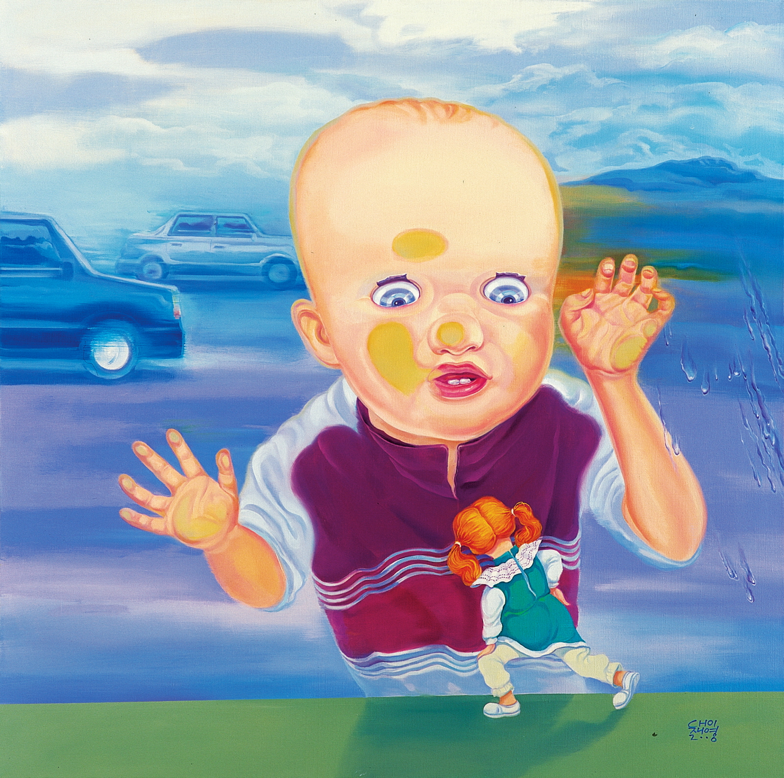 Surprise,100x100cm,Oil on canvas,2008.jpg