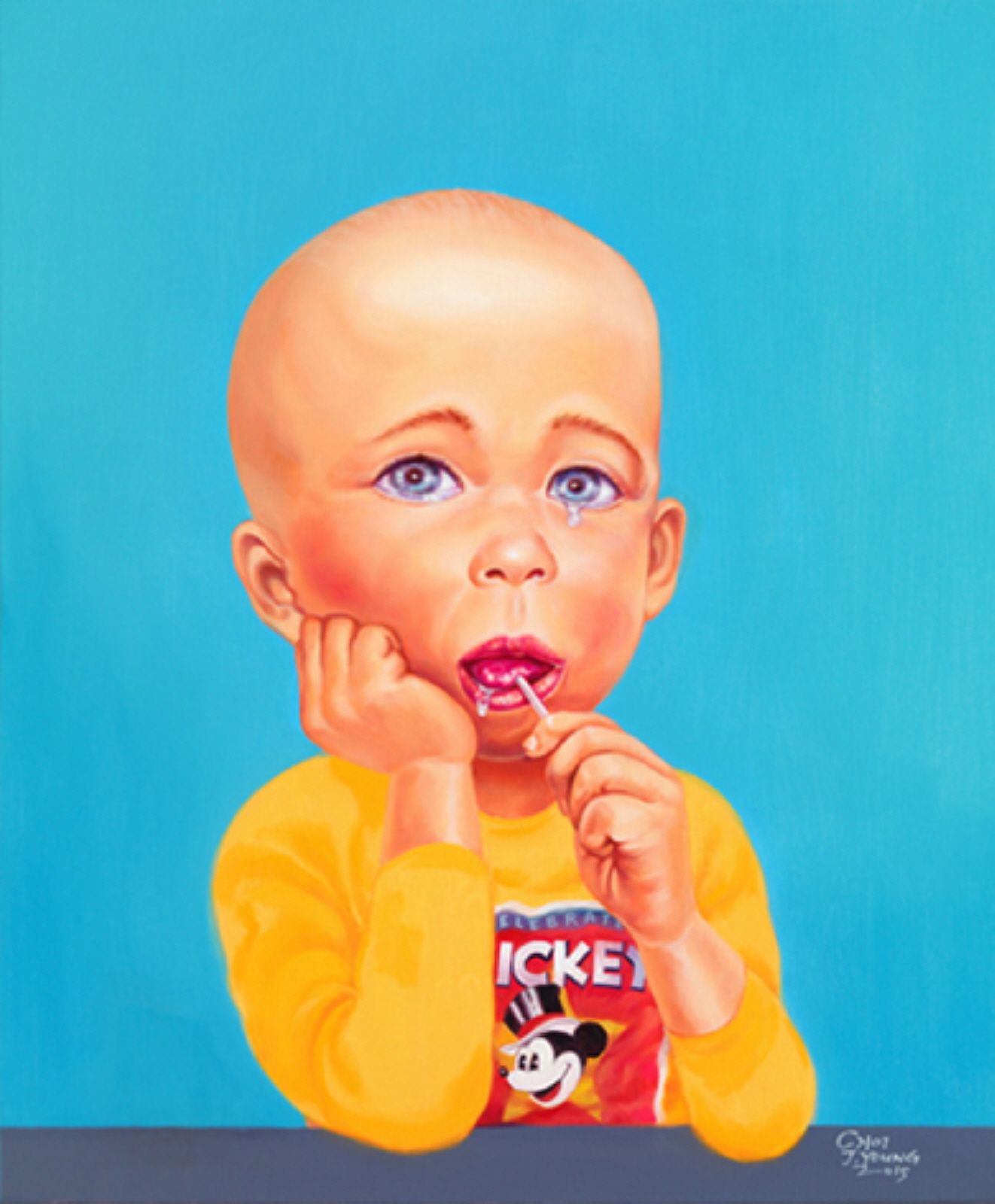 Sad mood,72.7X60.6cm,Oil on canvas,2015.jpg