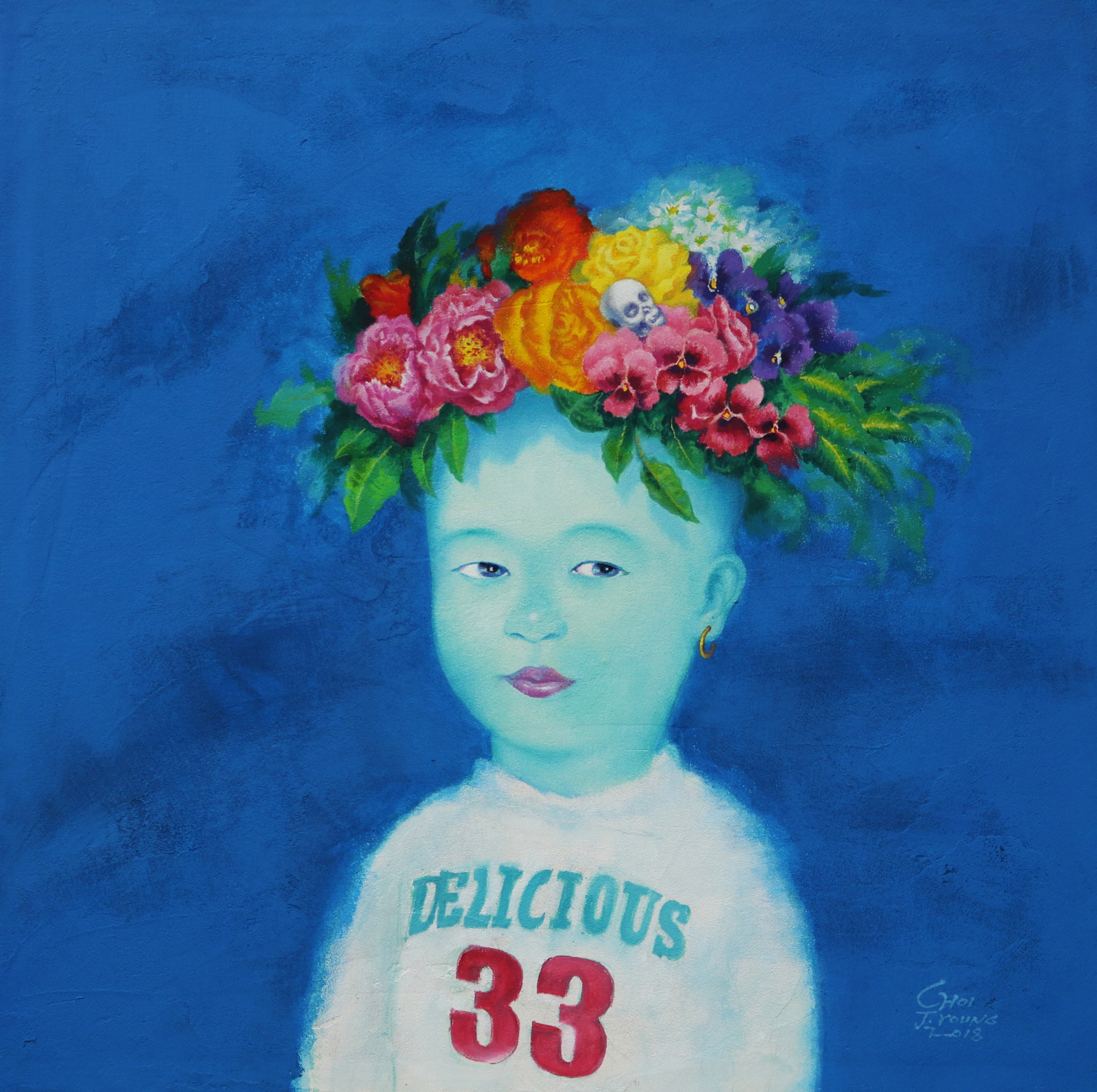 Boy,65X65cm,Mixed Acrylic on canvas,2018.JPG